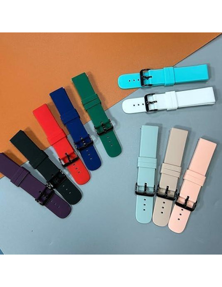 Correa de Silicona E ECSEM para Amazfit Active 2 - 20mm Multicolor Correa de Silicona E ECSEM para Amazfit Active 2 - 20mm Multicolor