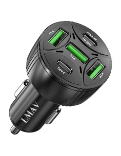 Cargador de Coche USB C 5 Puertos 75W PD 3.0 Shenzhenshi