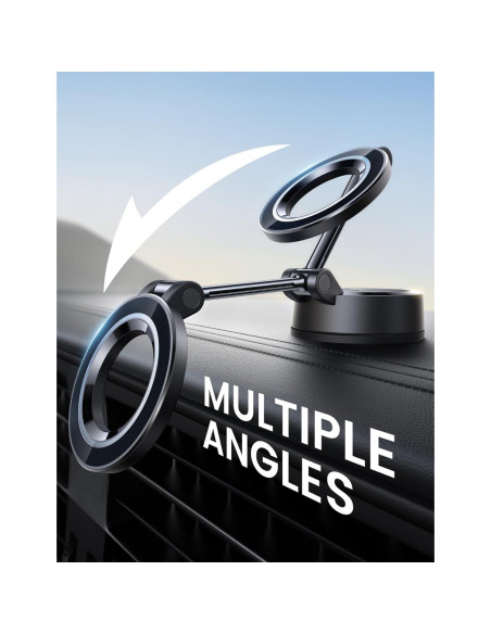 Soporte Magnético para Teléfono de Coche Lamicall 360 Negro Soporte Magnético para Teléfono de Coche Lamicall 360 Negro