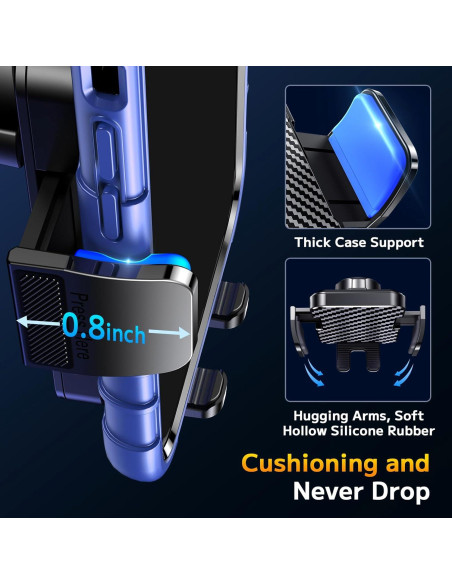 Soporte para Teléfono de Coche BIPOPIBO Cuello Flexible Antivibración Soporte para Teléfono de Coche BIPOPIBO Cuello Flexible Antivibración