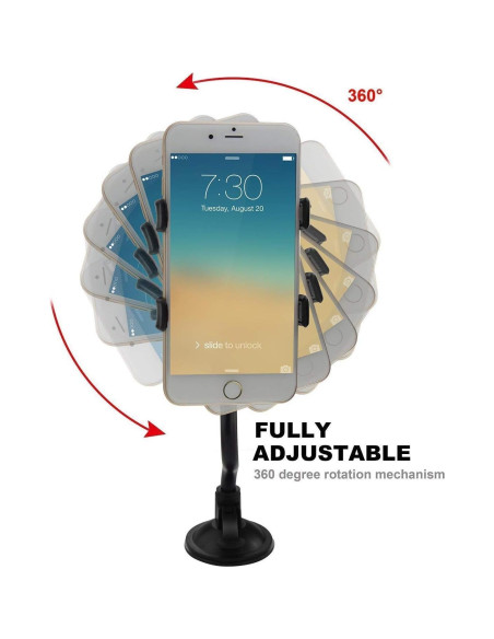 Soporte para Teléfono iVoler para Automóvil con Ventosa Fuerte Soporte para Teléfono iVoler para Automóvil con Ventosa Fuerte