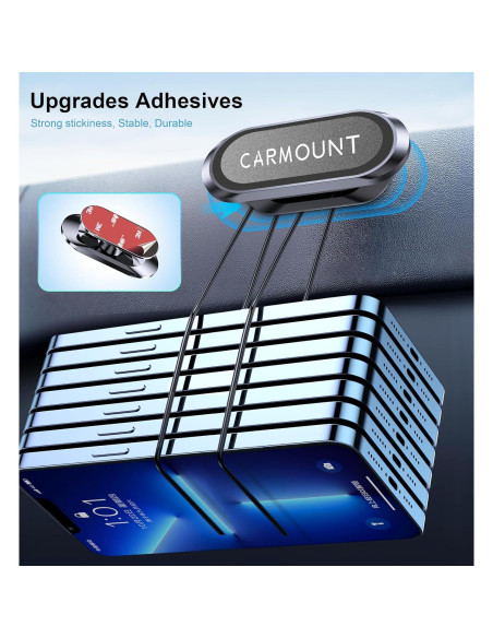 Soporte Magnético para Teléfono Auto Mag-Carmount 2-Pack Soporte Magnético para Teléfono Auto Mag-Carmount 2-Pack