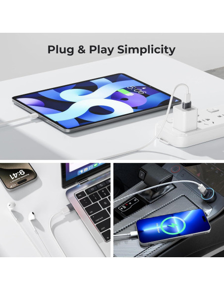 Adaptador USB a USB-C Basesailor 4Pack para iPhone y más Adaptador USB a USB-C Basesailor 4Pack para iPhone y más