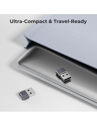 Adaptador USB a USB-C Basesailor 4Pack para iPhone y más
