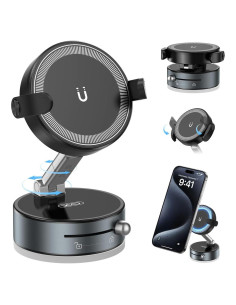 Soporte para teléfono 2 en 1 XO con ventosa magnética ajustable