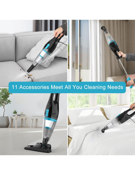 Aspiradora Intercleaner VC 1701 12 en 1 400W 15KPa Silenciosa Aspiradora Intercleaner VC 1701 12 en 1 400W 15KPa Silenciosa