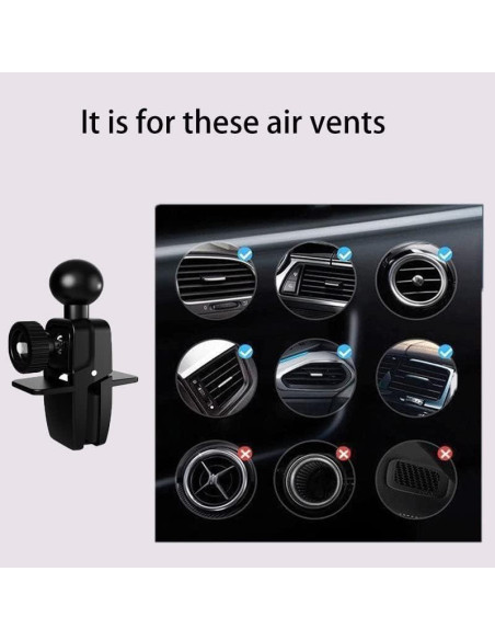 Soporte para Teléfono en Ventilación de Coche Peanutech Soporte para Teléfono en Ventilación de Coche Peanutech