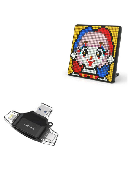 Lector de Tarjetas SD BoxWave AllReader para Divoom Pixoo-Max Lector de Tarjetas SD BoxWave AllReader para Divoom Pixoo-Max