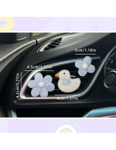 Clips de Aire para Coche ORIESSE - Ambientador Refillable 3pcs