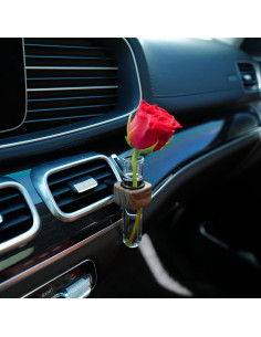 Jarrón de Flores para Auto LVBRT Modelo A de Vidrio 10cm 2