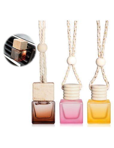 Ambientadores de Auto TONGFU-US 3-Pack 10ml Rosa Ébano, Durazno Miel, Cítricos