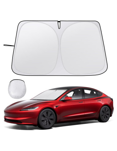 Protector Solar Parabrisas Tesla Modelo 3/Y 2016-2025 - Plegable UV