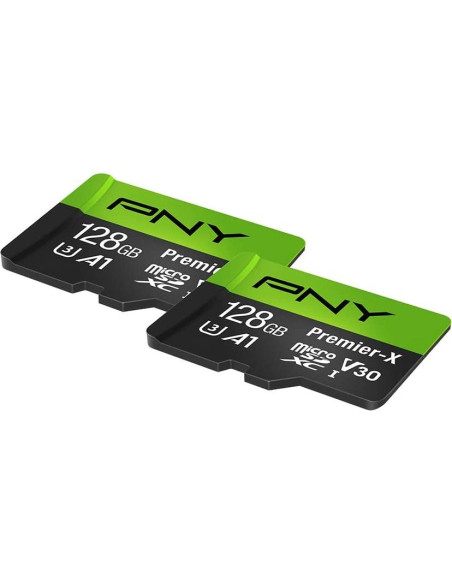 Tarjeta de Memoria PNY Premier-X 128GB MicroSDXC 2-Pack Tarjeta de Memoria PNY Premier-X 128GB MicroSDXC 2-Pack