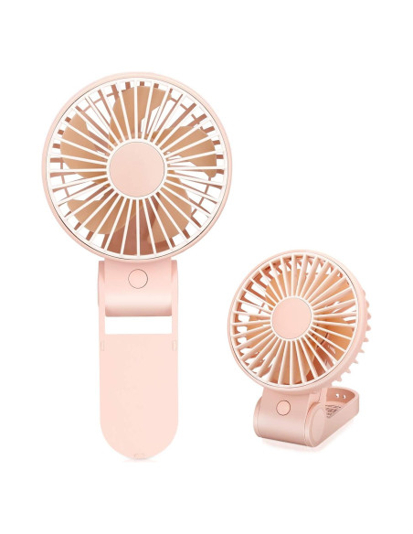 Ventilador de Mano TriPole P23 Portátil USB 3 Velocidades Rosa Ventilador de Mano TriPole P23 Portátil USB 3 Velocidades Rosa