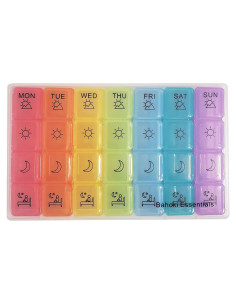 Organizador Semanal de Pastillas BaHoki Essentials - 7 Días