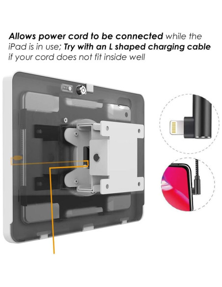 Soporte de Pared para Tablet BEELTA BSW101W Antirrobo 30 Soporte de Pared para Tablet BEELTA BSW101W Antirrobo 30
