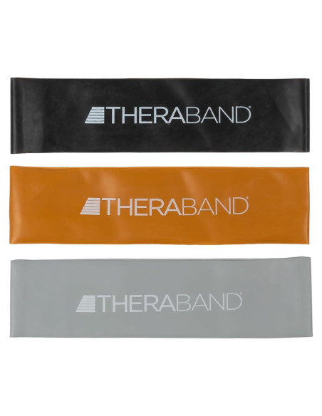 Bandas de Resistencia THERABAND en Bucles 30.48 cm - Set de 3 Bandas de Resistencia THERABAND en Bucles 30.48 cm - Set de 3
