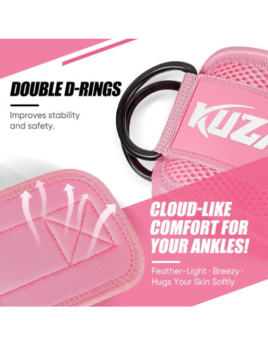 Bandas de Resistencia para Tobillos KUZARO - 3 Niveles 4.5-13.6 kg