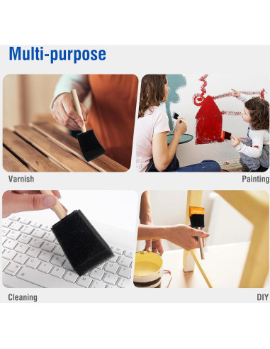 Kit de Rodillos de Pintura Mister Rui 22 Piezas Microfibra