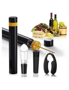 Juego de Abrebotellas de Vino Chumiug 4 en 1 Dorado