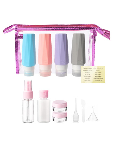 Set de Botellas de Viaje JARDÍN DE CARACOL 14 Piezas 90ml