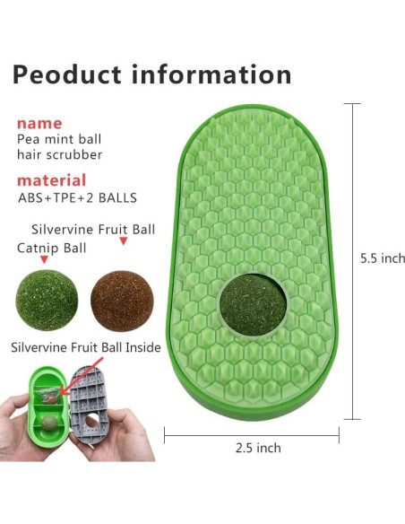 Set de 2 Pelotas de Juguete para Gatos Miwoowim Amarillo Set de 2 Pelotas de Juguete para Gatos Miwoowim Amarillo
