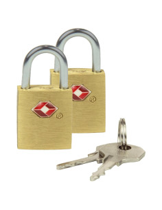 Juego de 2 Candados de Equipaje Travelon TSA Metal
