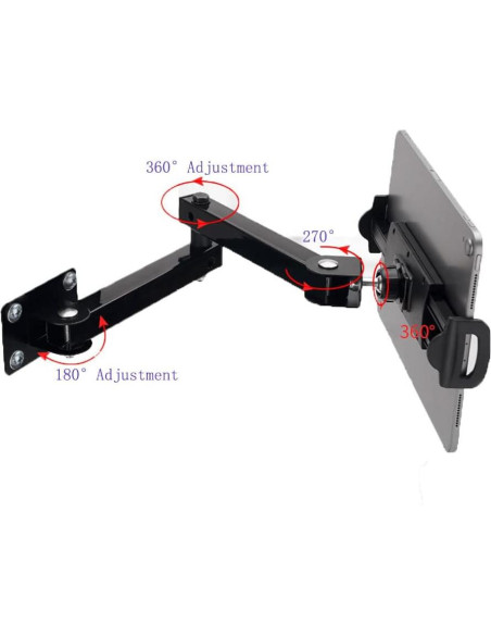 Soporte de Pared para Tableta FUZADEL 360 Ajustable 7-13" Soporte de Pared para Tableta FUZADEL 360 Ajustable 7-13"