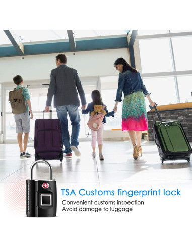 Cerradura Biométrica MYPIN con Huella Dactilar, Aprobada TSA