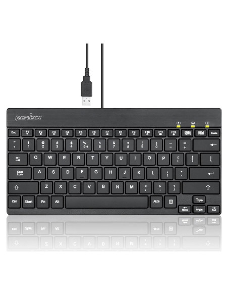 Teclado Mini USB Perixx PERIBOARD-326 Retroiluminado Teclado Mini USB Perixx PERIBOARD-326 Retroiluminado