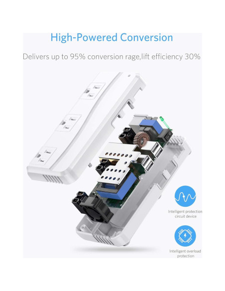 Adaptador de corriente internacional BESTEK 250W 4 USB Blanco Adaptador de corriente internacional BESTEK 250W 4 USB Blanco