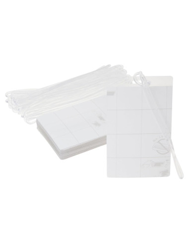 Etiquetas de Equipaje Autolaminadas Juvale 30-Pack 10.4x6.6 cm