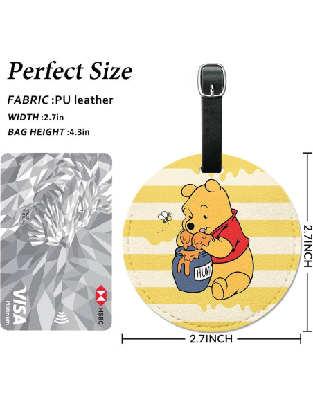 Etiquetas de Equipaje FKHGY de Cuero PU Amarillo - 2 Piezas Etiquetas de Equipaje FKHGY de Cuero PU Amarillo - 2 Piezas