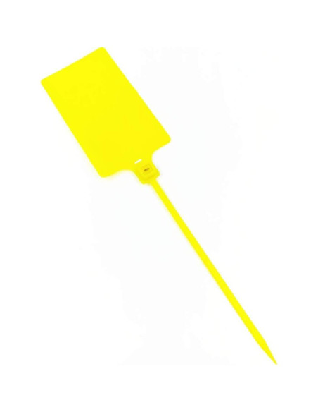 Etiquetas de Sellos Plásticos XF-Vel 255 mm Amarillo Paquete 100 pcs Etiquetas de Sellos Plásticos XF-Vel 255 mm Amarillo Paquete 100 pcs