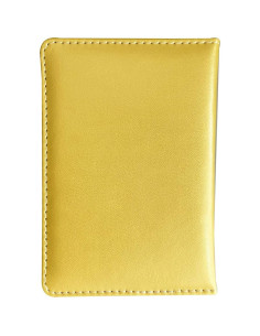 Cubierta de Pasaporte Missmore PU Cuero Amarillo - Diseño EE. UU. 2