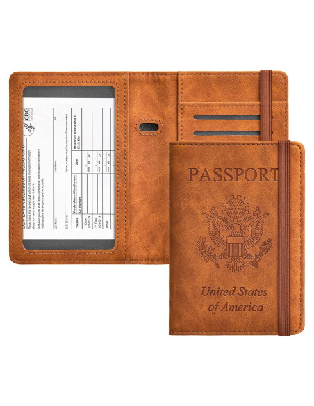 Soporte para Pasaporte y Tarjeta de Vacunación HerriaT RFID Soporte para Pasaporte y Tarjeta de Vacunación HerriaT RFID