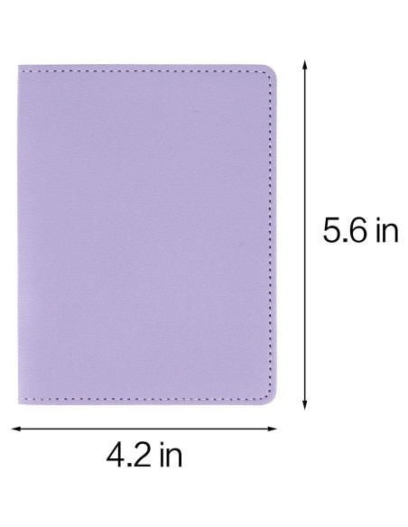 2 Fundas de Pasaporte y Tarjeta de Vacuna Arouselove PU 2 Fundas de Pasaporte y Tarjeta de Vacuna Arouselove PU