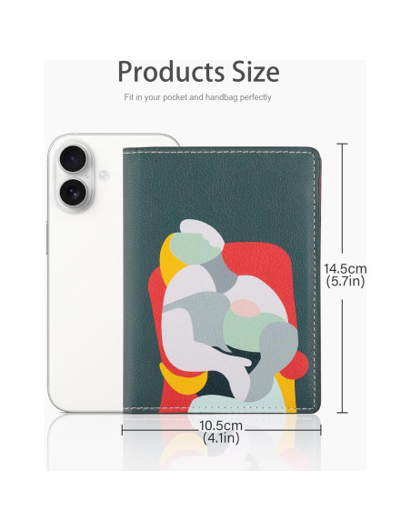 Funda para Pasaporte Lychii Verde Oscuro con Bloqueo RFID Funda para Pasaporte Lychii Verde Oscuro con Bloqueo RFID
