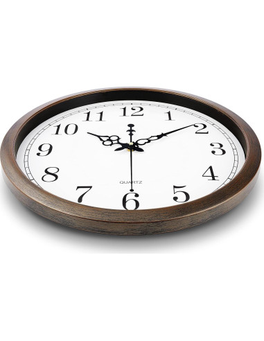 Reloj de Pared Bernhard Products 40 cm Silencioso Clásico Marrón