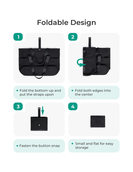 Bolsa Tote Plegable BAGSMART para Mujeres 42x15x36 cm Bolsa Tote Plegable BAGSMART para Mujeres 42x15x36 cm