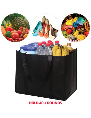 Juego de 10 Bolsas de Compras Reutilizables DIOMMELL 40.9x33x25.9cm
