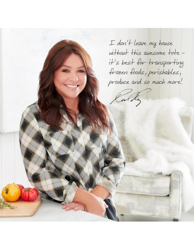 Bolsa Térmica Jumbo Rachael Ray 37.85L Gris Sal Marina