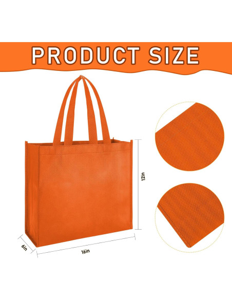 Paquete de 24 bolsas reutilizables Boao 40x30 cm colores surtidos Paquete de 24 bolsas reutilizables Boao 40x30 cm colores surtidos