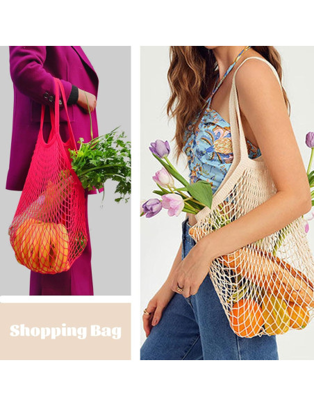 Paquete de 3 Bolsas de Malla de Algodón Rosa Fucsia 35.1x63cm Paquete de 3 Bolsas de Malla de Algodón Rosa Fucsia 35.1x63cm