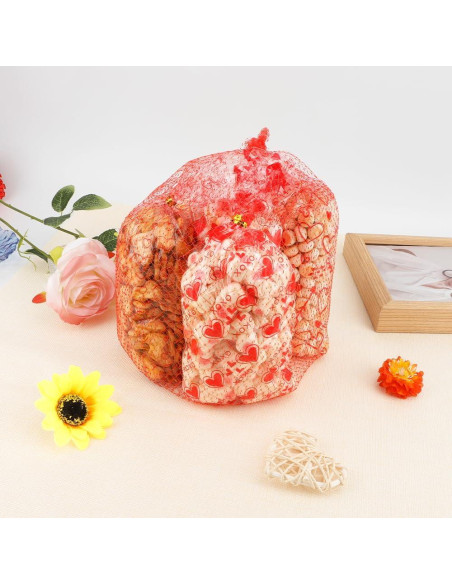 100 Bolsas Reutilizables de Malla WSepascI para Alimentos 100 Bolsas Reutilizables de Malla WSepascI para Alimentos