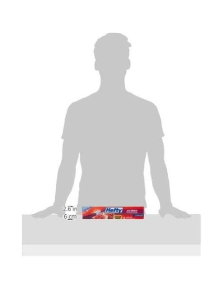 Bolsas de Almacenamiento Jumbo Hefty Slider 9.46L - Paquete de 12 Bolsas de Almacenamiento Jumbo Hefty Slider 9.46L - Paquete de 12