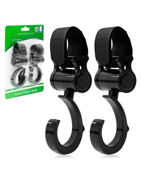 Ganchos Versátiles para Carritos FOROV - Clips para Bolsas 2 Pcs Ganchos Versátiles para Carritos FOROV - Clips para Bolsas 2 Pcs