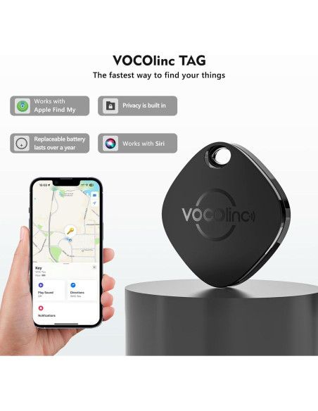 Paquete de 4 Rastreador Bluetooth VOCOlinc Air Tag Paquete de 4 Rastreador Bluetooth VOCOlinc Air Tag