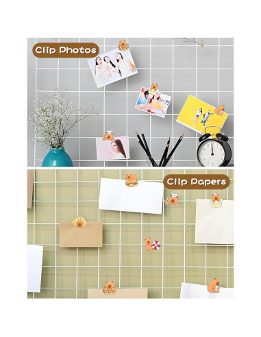 7 Clips para Bolsas Dotbengc Capybara Kawaii - Sellado Hermético