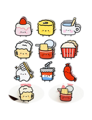 Set de 9 Clips Selladores de Comida BieFuDan - Diversión y Frescura